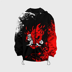 Куртка с капюшоном детская CYBERPUNK 2077, цвет: 3D-черный