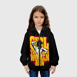 Куртка с капюшоном детская Криминальное чтиво, цвет: 3D-черный — фото 2