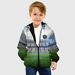 Куртка с капюшоном детская FC INTER MIAMI, цвет: 3D-черный — фото 2