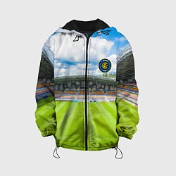 Куртка с капюшоном детская FC INTER, цвет: 3D-черный