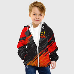 Куртка с капюшоном детская Форма для мотокросса FOX, цвет: 3D-белый — фото 2