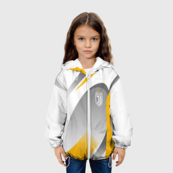 Куртка с капюшоном детская Juventus Uniform, цвет: 3D-белый — фото 2