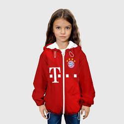 Куртка с капюшоном детская FC Bayern Munchen, цвет: 3D-белый — фото 2