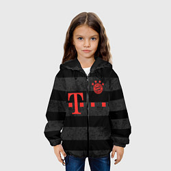 Куртка с капюшоном детская FC Bayern Munchen, цвет: 3D-черный — фото 2