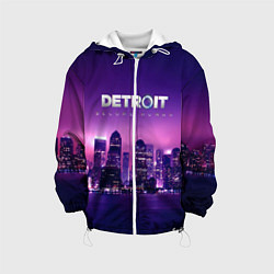 Куртка с капюшоном детская Detroit Become Human S, цвет: 3D-белый