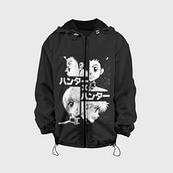 Куртка с капюшоном детская Hunter x Hunter, цвет: 3D-черный