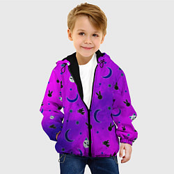 Куртка с капюшоном детская GOTHIC SAILOR MOON, цвет: 3D-черный — фото 2