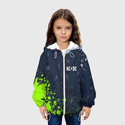 Куртка с капюшоном детская AC DС, цвет: 3D-белый — фото 2