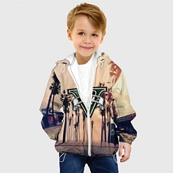 Куртка с капюшоном детская GTA, цвет: 3D-белый — фото 2