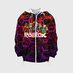 Куртка с капюшоном детская Roblox Роблокс, цвет: 3D-белый