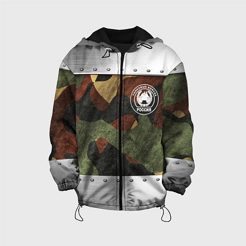 Детская куртка Танковые войска РФ / 3D-Черный – фото 1