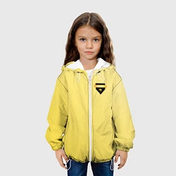 Куртка с капюшоном детская Hufflepuff, цвет: 3D-белый — фото 2