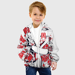 Куртка с капюшоном детская Monsta X, цвет: 3D-белый — фото 2