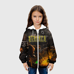 Куртка с капюшоном детская Stalker 2, цвет: 3D-белый — фото 2
