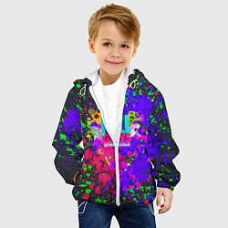 Куртка с капюшоном детская Fall Guys, цвет: 3D-белый — фото 2