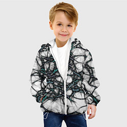 Куртка с капюшоном детская NEIROLINK, цвет: 3D-белый — фото 2