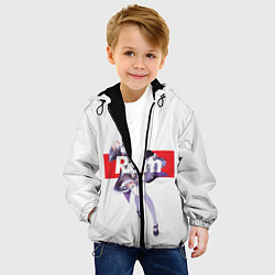 Куртка с капюшоном детская Re:Zero, цвет: 3D-черный — фото 2
