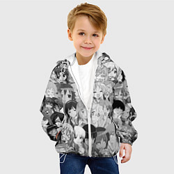 Куртка с капюшоном детская АНИМЕ ONE, цвет: 3D-белый — фото 2
