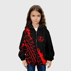 Куртка с капюшоном детская LEXUS ЛЕКСУС, цвет: 3D-черный — фото 2