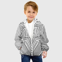Куртка с капюшоном детская Bring me the horizon white, цвет: 3D-белый — фото 2