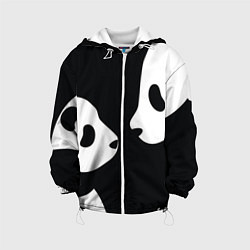 Куртка с капюшоном детская Panda, цвет: 3D-белый