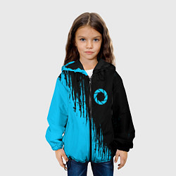 Куртка с капюшоном детская PORTAL ПОРТАЛ, цвет: 3D-черный — фото 2