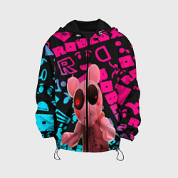 Куртка с капюшоном детская Roblox Piggy, цвет: 3D-черный