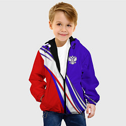 Куртка с капюшоном детская RUSSIA РОССИЯ, цвет: 3D-черный — фото 2