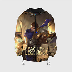 Куртка с капюшоном детская League of legends Гарен, цвет: 3D-черный