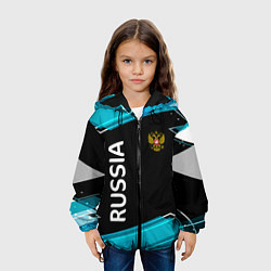 Куртка с капюшоном детская RUSSIA, цвет: 3D-черный — фото 2