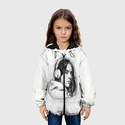 Куртка с капюшоном детская Billie Eilish карандаш, цвет: 3D-черный — фото 2