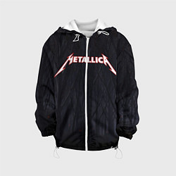 Куртка с капюшоном детская Metallica, цвет: 3D-белый