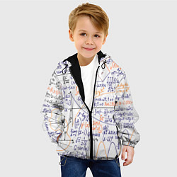 Куртка с капюшоном детская Мама, я физик!, цвет: 3D-черный — фото 2