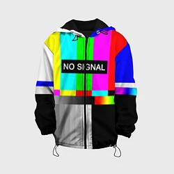 Куртка с капюшоном детская NO SIGNAL, цвет: 3D-черный