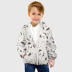 Куртка с капюшоном детская 101 Dalmatians, цвет: 3D-белый — фото 2