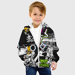 Куртка с капюшоном детская Watch Dogs, цвет: 3D-белый — фото 2