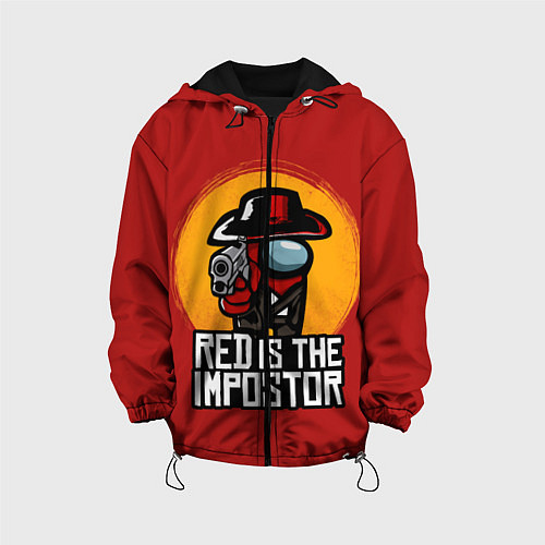 Детская куртка Red Is The Impostor / 3D-Черный – фото 1