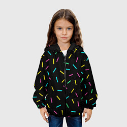Куртка с капюшоном детская Party, цвет: 3D-черный — фото 2