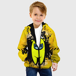 Куртка с капюшоном детская Among Us, цвет: 3D-черный — фото 2
