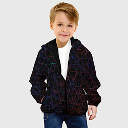 Куртка с капюшоном детская CUBEOMETRY, цвет: 3D-черный — фото 2