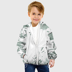 Куртка с капюшоном детская Разбитое стекло, цвет: 3D-белый — фото 2