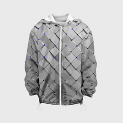 Куртка с капюшоном детская Геометрия, цвет: 3D-белый