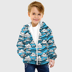 Куртка с капюшоном детская КИМОНО ТАНДЖИРО, цвет: 3D-белый — фото 2