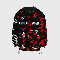 Куртка с капюшоном детская GOD OF WAR, цвет: 3D-черный