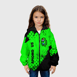Куртка с капюшоном детская AMONG US - BRAWL STARS LEON, цвет: 3D-черный — фото 2