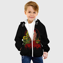 Куртка с капюшоном детская Ведьма, цвет: 3D-белый — фото 2