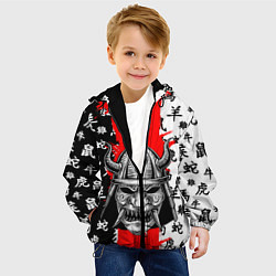 Куртка с капюшоном детская САМУРАЙ, цвет: 3D-черный — фото 2