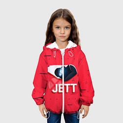 Куртка с капюшоном детская Jett, цвет: 3D-белый — фото 2