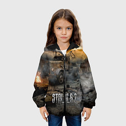 Куртка с капюшоном детская Stalker 2 Мертвый город, цвет: 3D-черный — фото 2