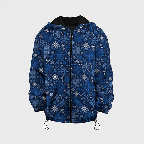 Детская куртка Снежные / 3D-Черный – фото 1